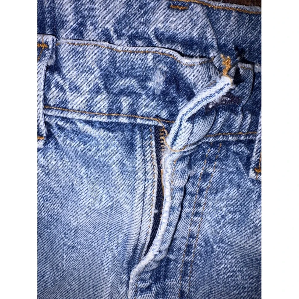 Vintage Levis 505 Orange Tab Light Wash Straight Leg Jeans W31 L32 NO BUTTON